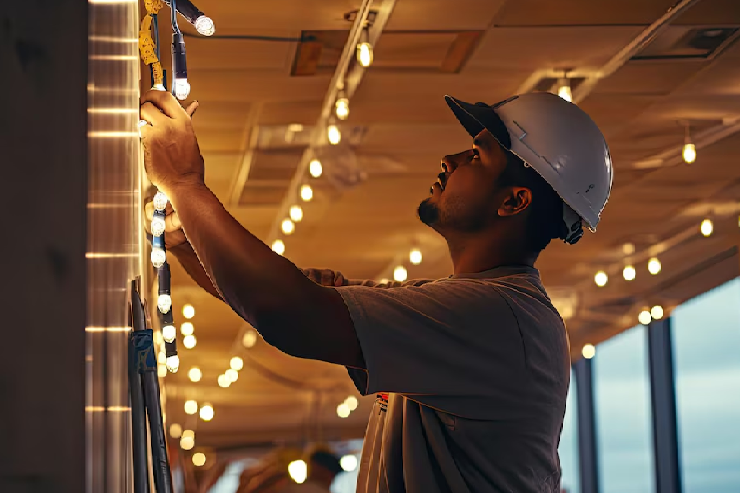 Ceiling install lights